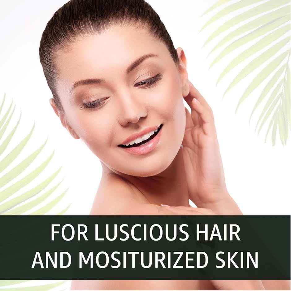 Pure Nutrition Organic Virgin Coconut Cold Pressed Oil Glass Bottle | Nourishes Skin And Hair