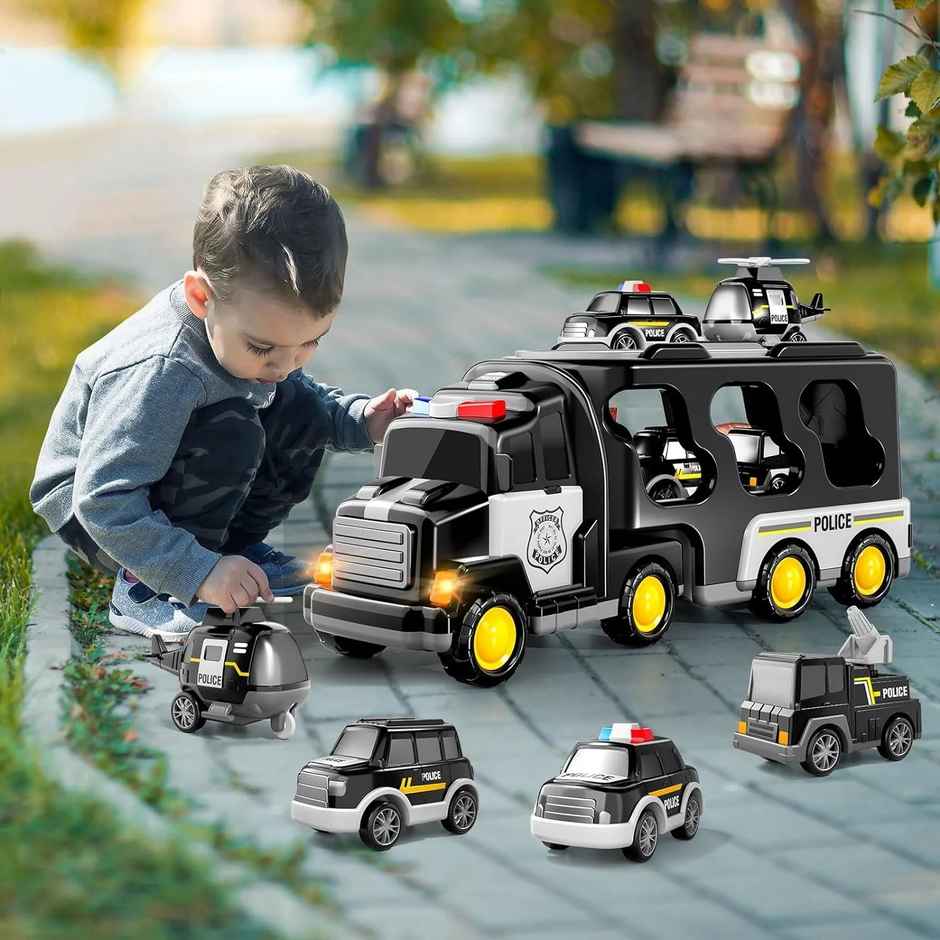 Toybharat Police Carrier Truck | Assorted