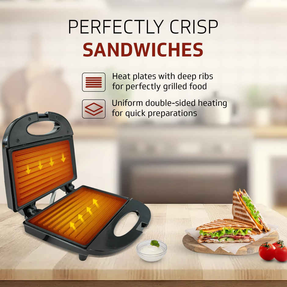 V-Guard Vsg80 2 Slice Grill Sandwich Griller