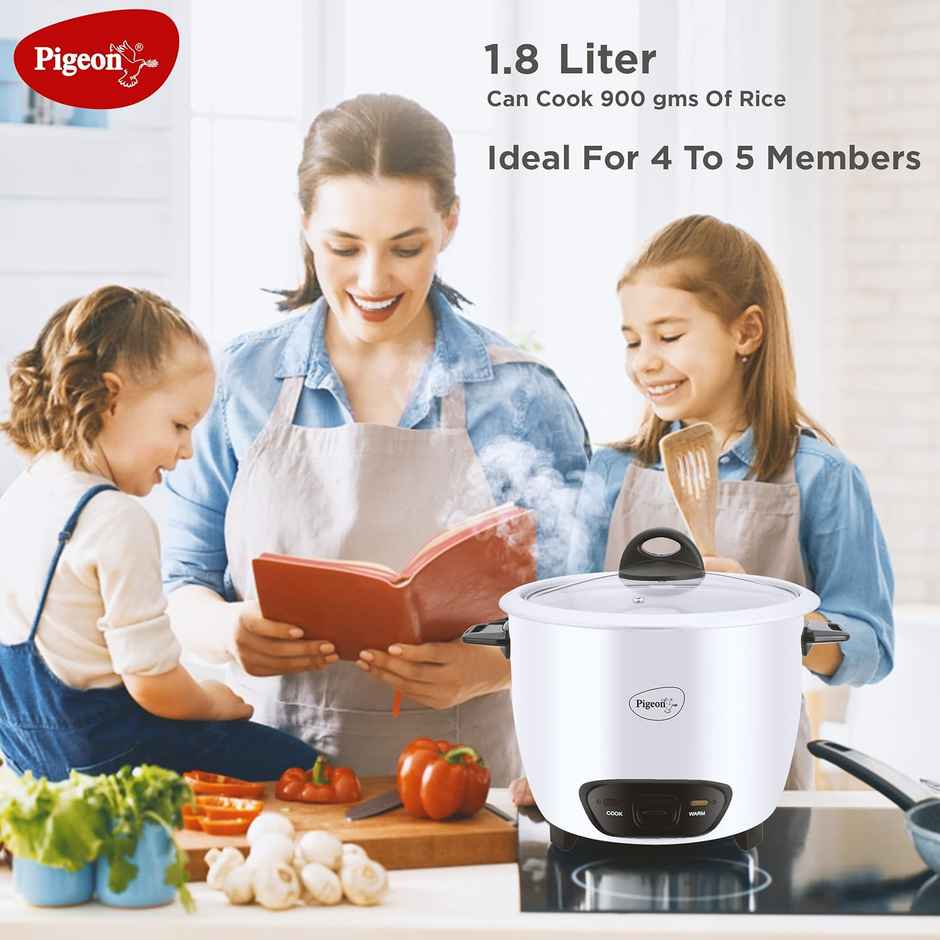 Pigeon Joy Electric Cooker (1.8 L) (White)