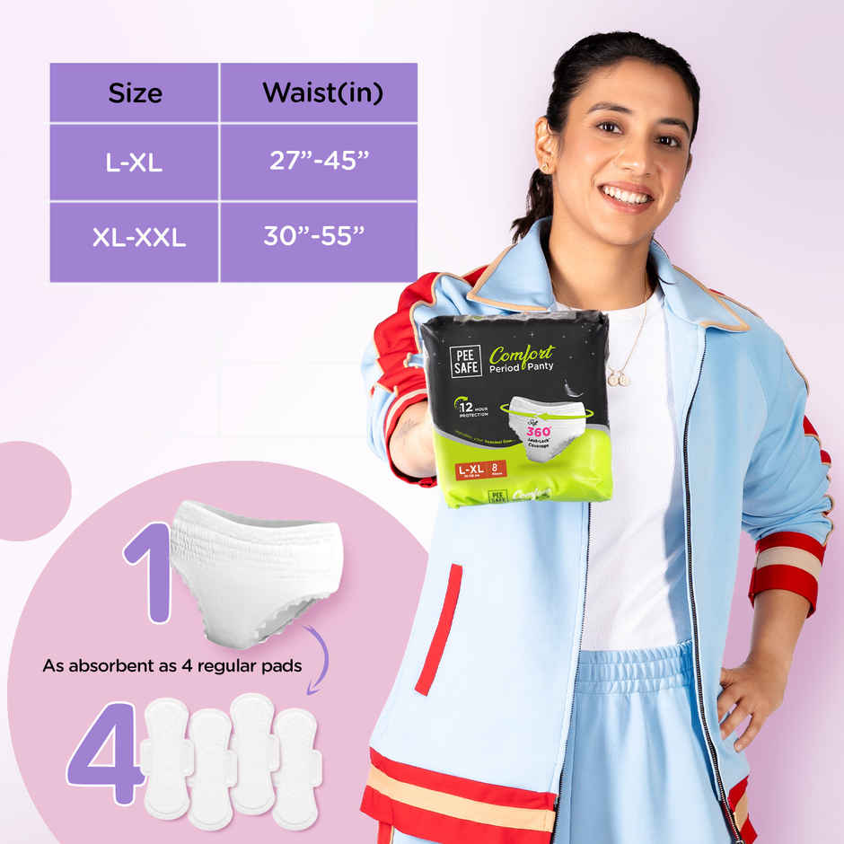 Azah Pee Safe Disposable Period Panty | L-XL