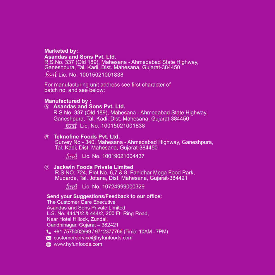 HyFun My Family Pack | 3-in-1 French Fries, Chilli Garlic Poppers & Veggie Stix | Frozen