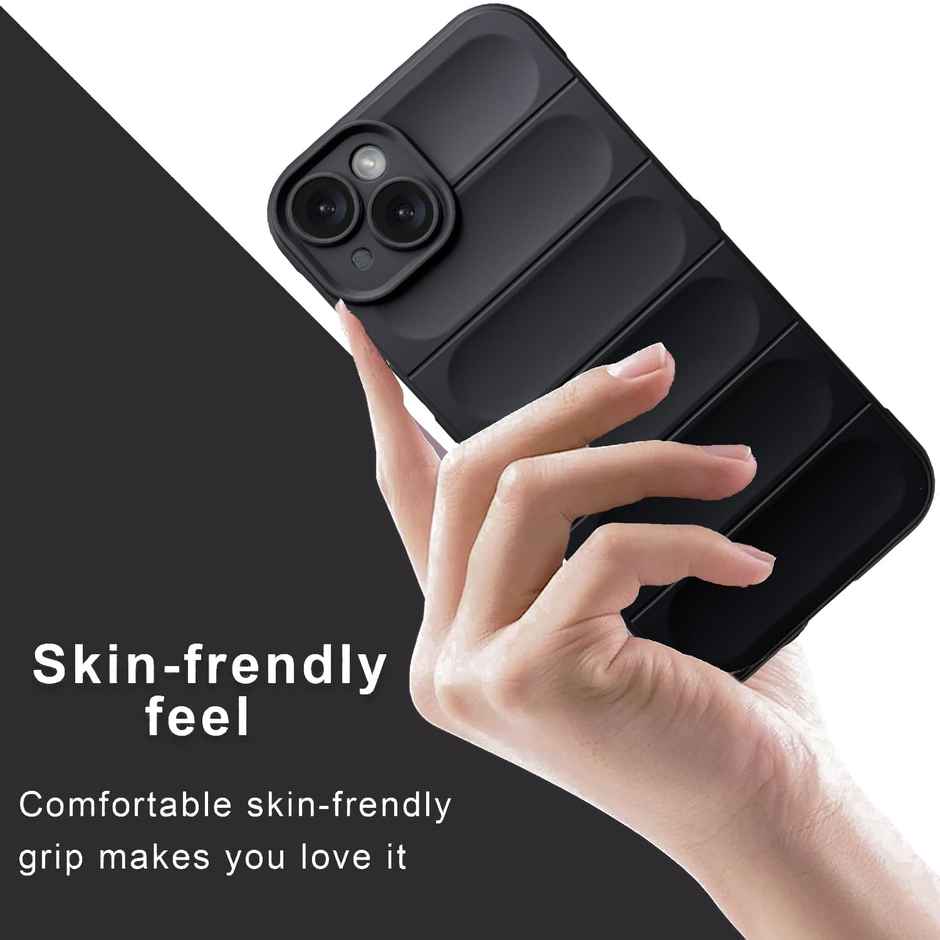 Artistque Case For Iphone 15 Back Cover | Liquid Stripe Cover Silicone