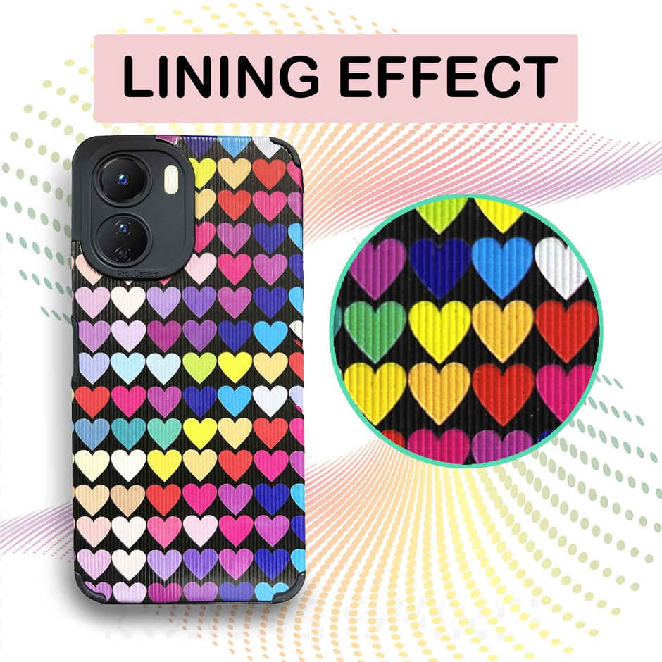 Artistque Case for Vivo Y16 Back Cover - Heart Print