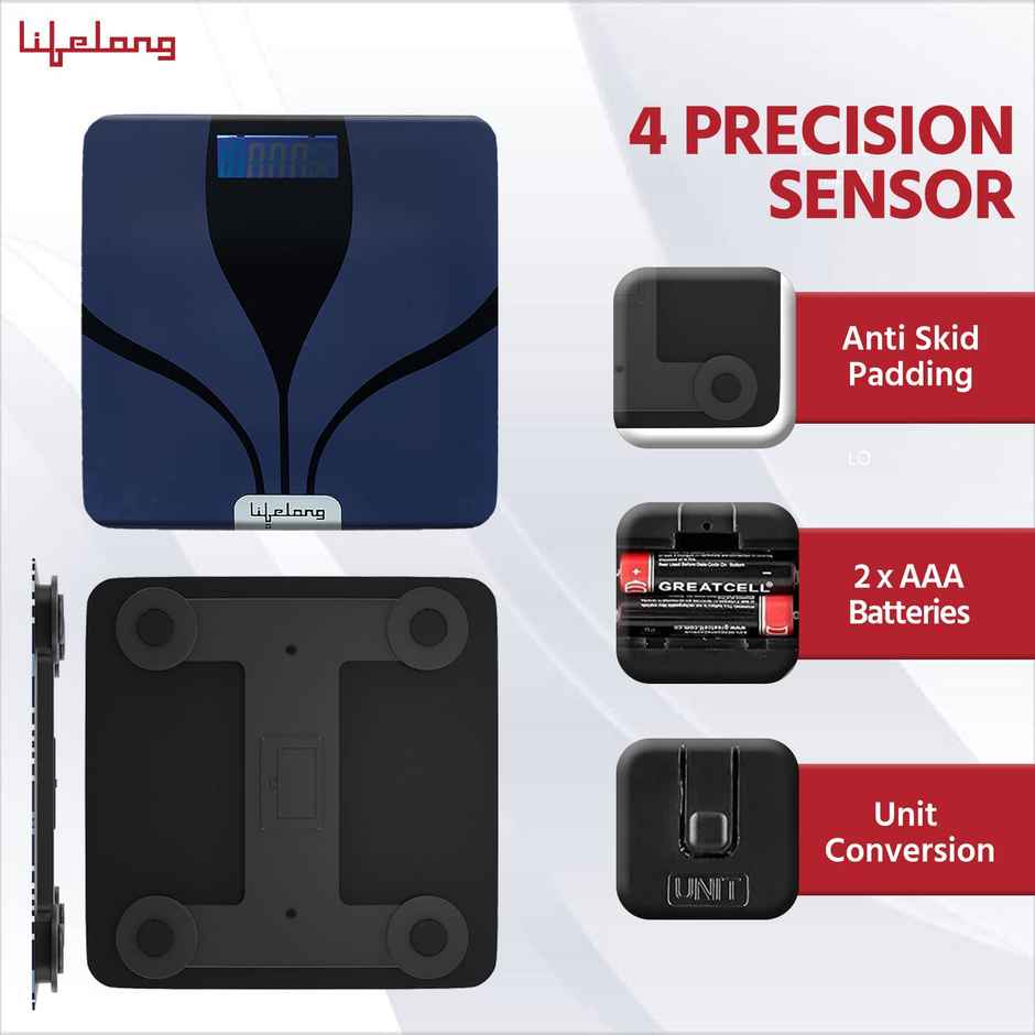 Lifelong LLWS27 Digital Weight Machine - LED Indicator