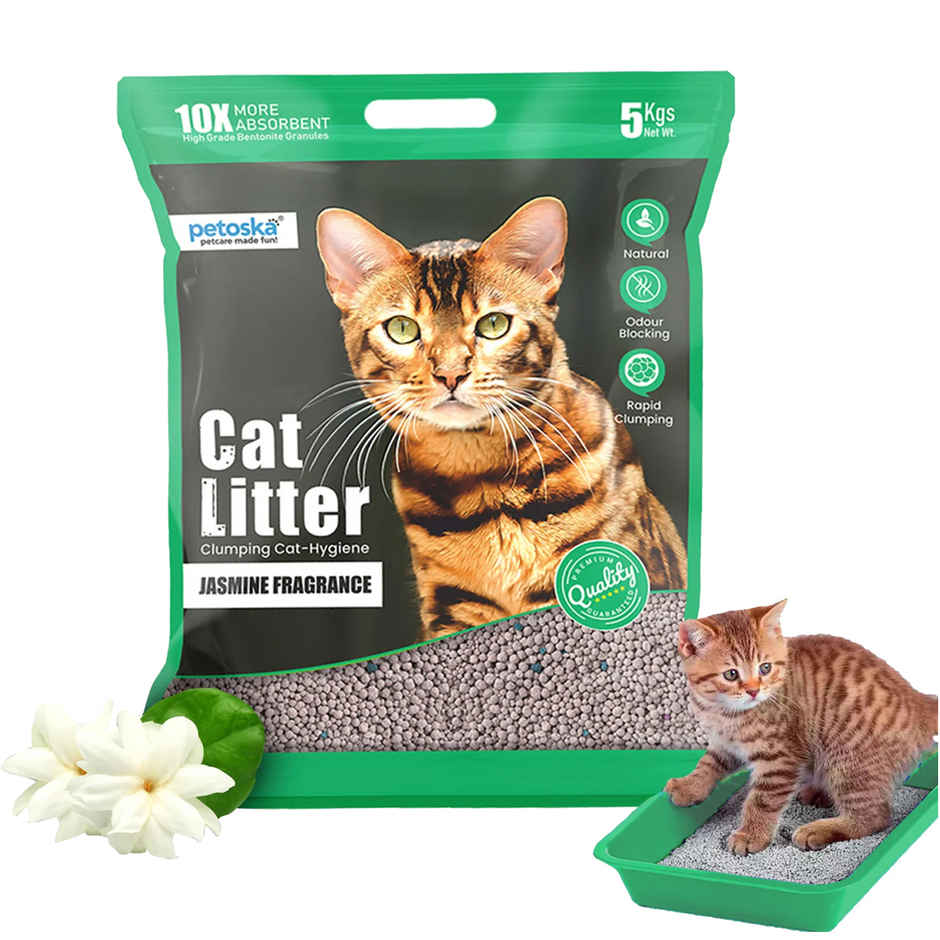 Petoska Bentonite Cat Litter | Jasmine Fragrance Combo