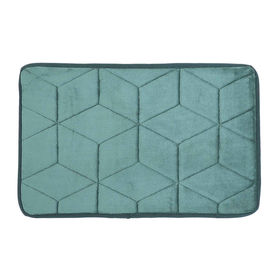 Status Memory Anti-Skid Foam Bath Mat | 38 x 58 cm | Green