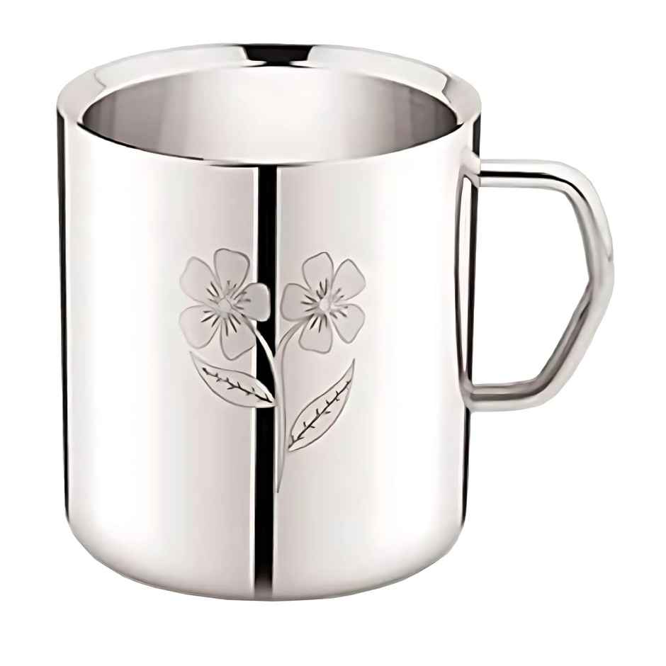 Limetro Steel Stainless Steel Coffee Mug | 2 Pcs