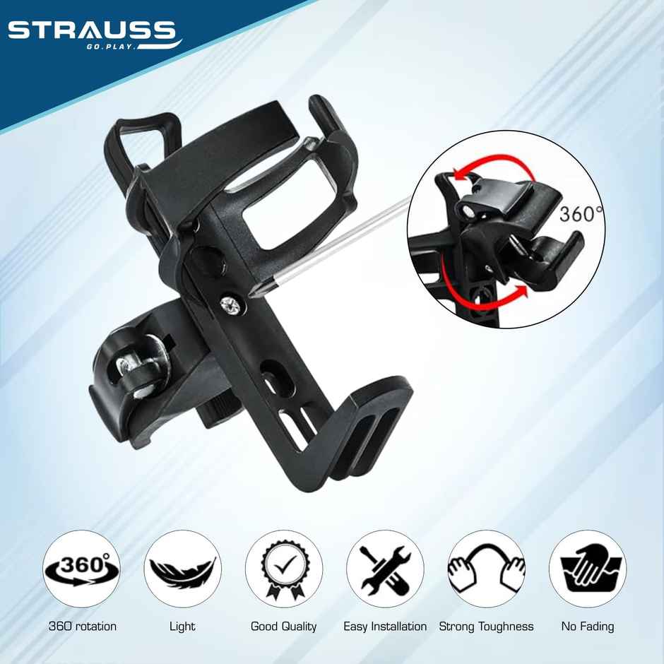 Strauss Bicycle Bottle Holder | Black