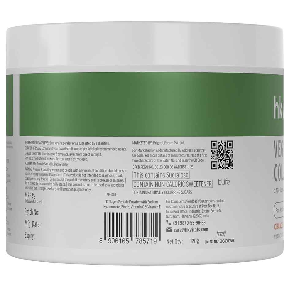 hk vitals Veg Collagen Supplement Orange 120g