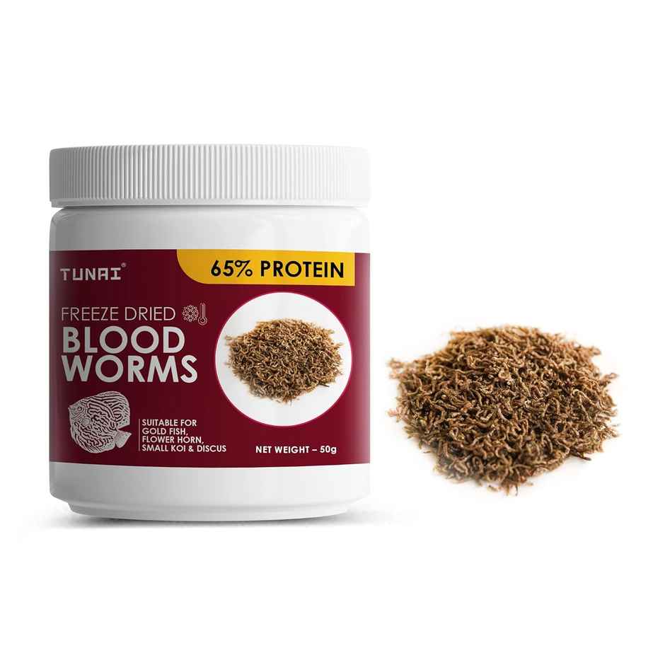 Tunai Freeze Dried Blood Worms
