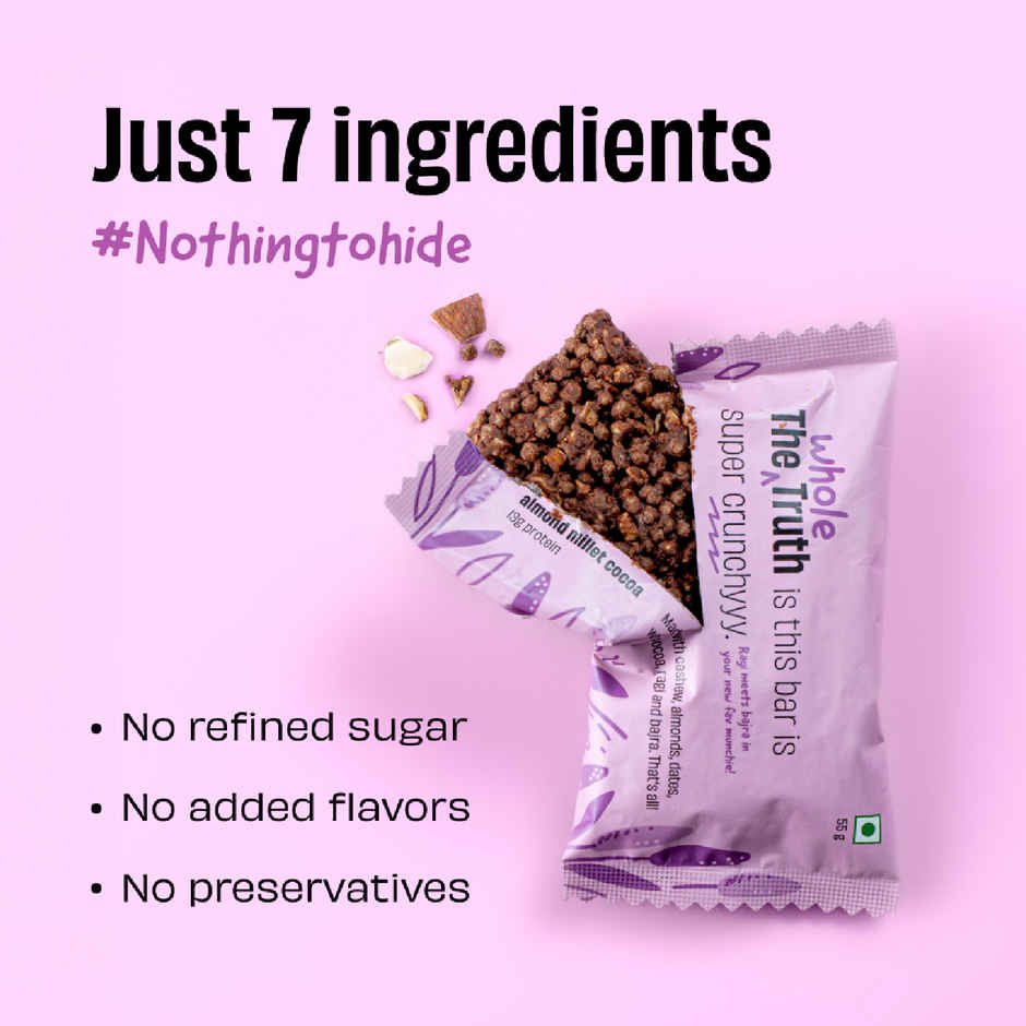The Whole Truth Almond Cocoa Millet Bar