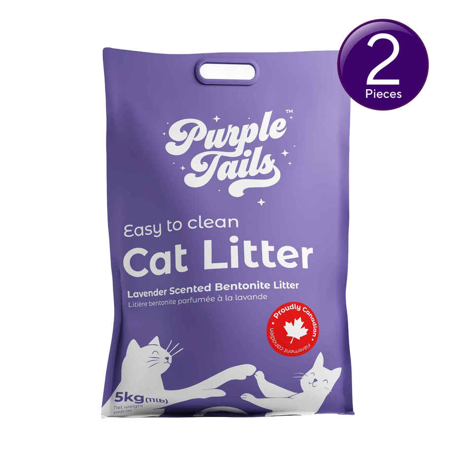 Purple Tails Odour Control Cat Litter | Lavender Combo