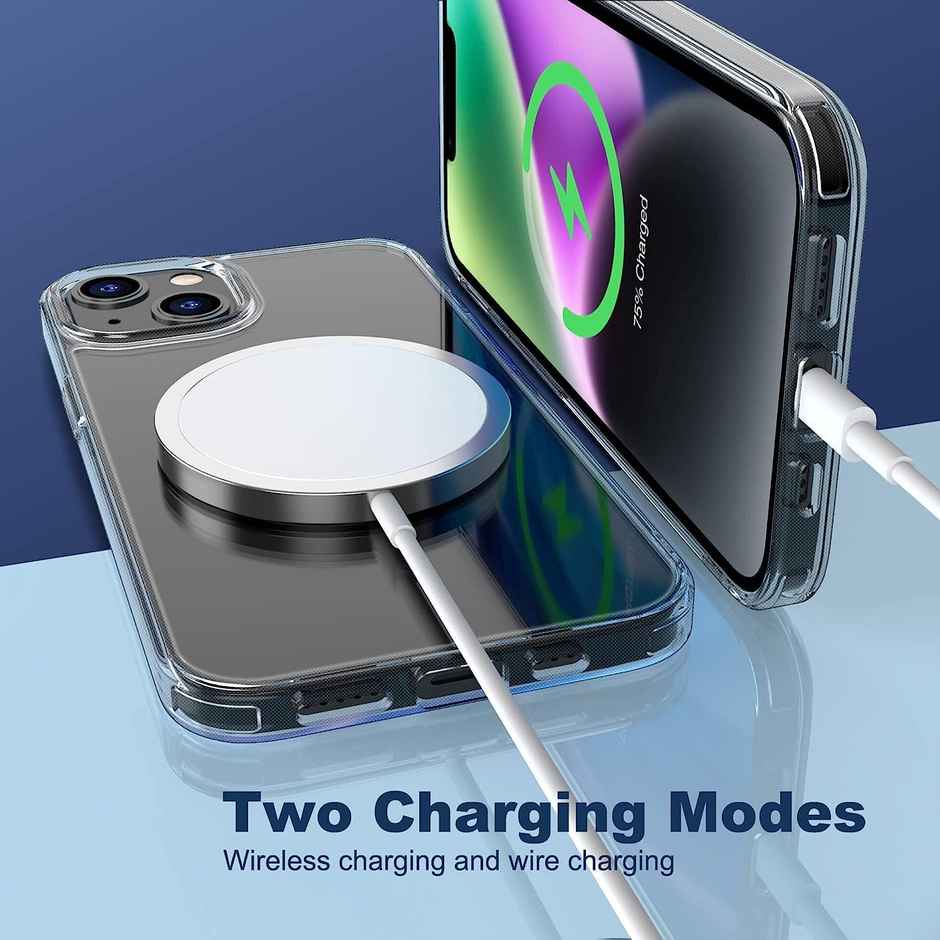 ExpressB for iPhone 12 Mini Cover Anti-Scratch Camera Protect Cover PC + TPU Transparent - Clear