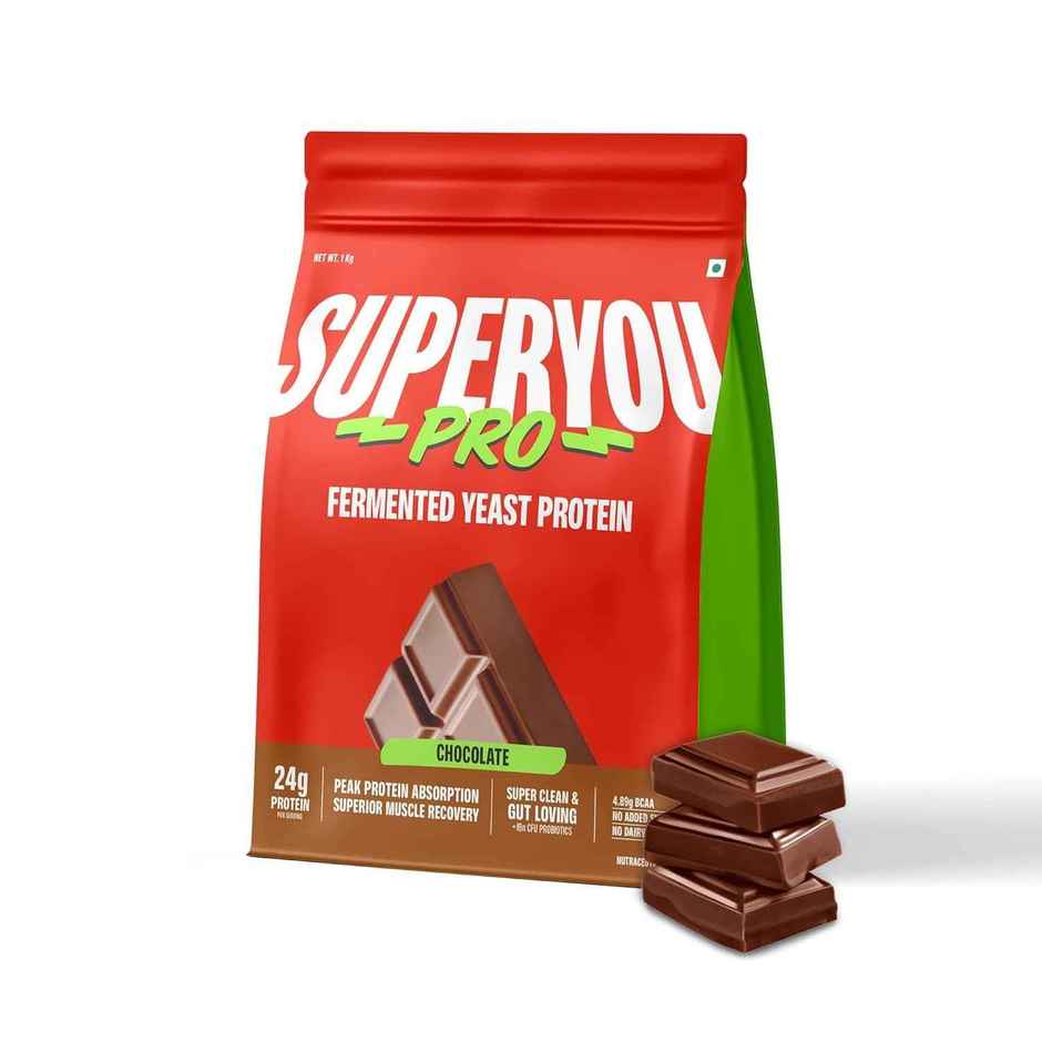 SuperYou Pro Fermented Yeast Protein- Chocolate | 24g Protein Per Scoop