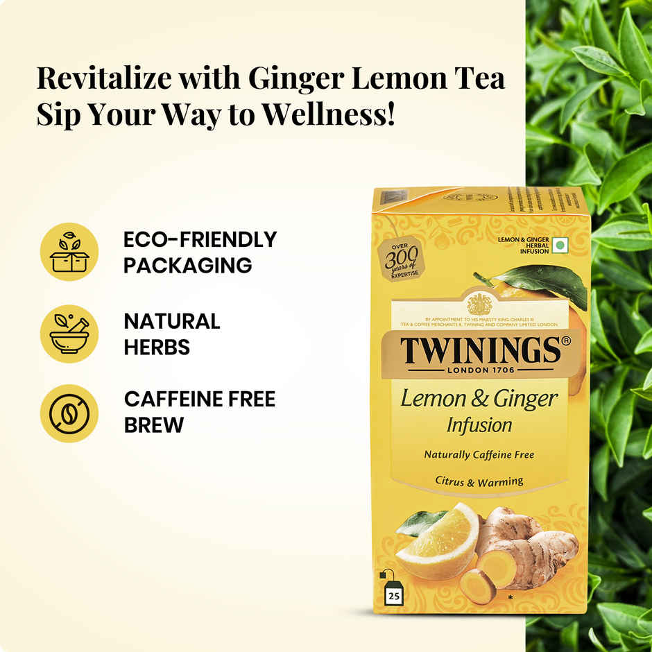Twinings Ginger And Lemon Herbal Tea