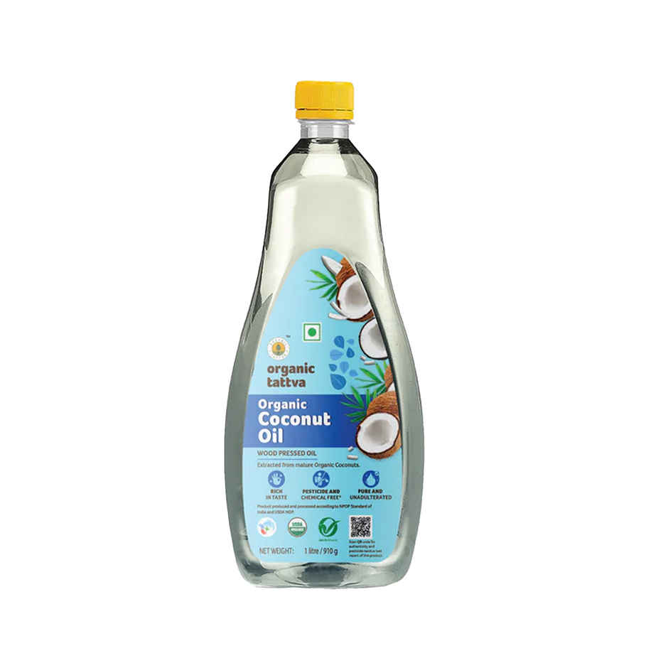 Organic Tattva Coconut Cold Pressed Oil (Nariyal Oil)