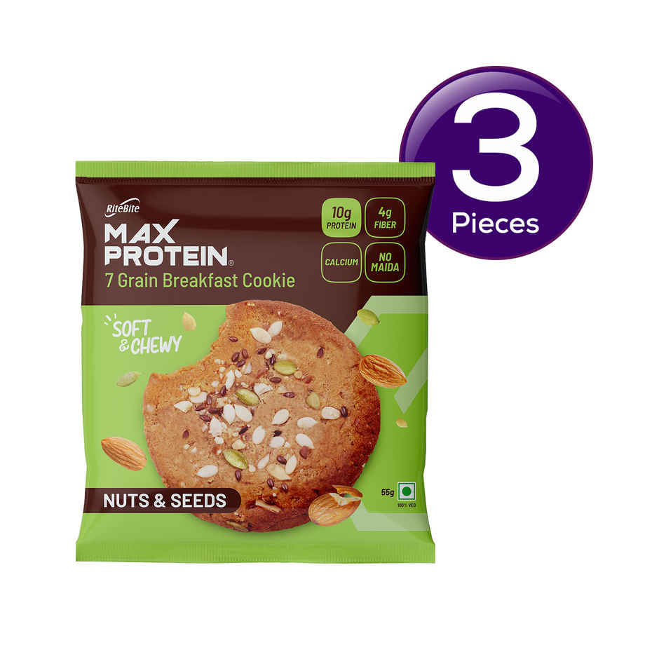 Ritebite Max Protein Cookie Nuts & Seeds, No Maida Multigrain Premium Biscuit Cookies Combo