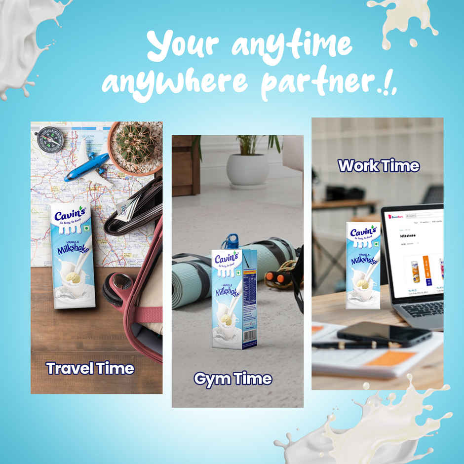 Cavin's Vanilla Milkshake Combo