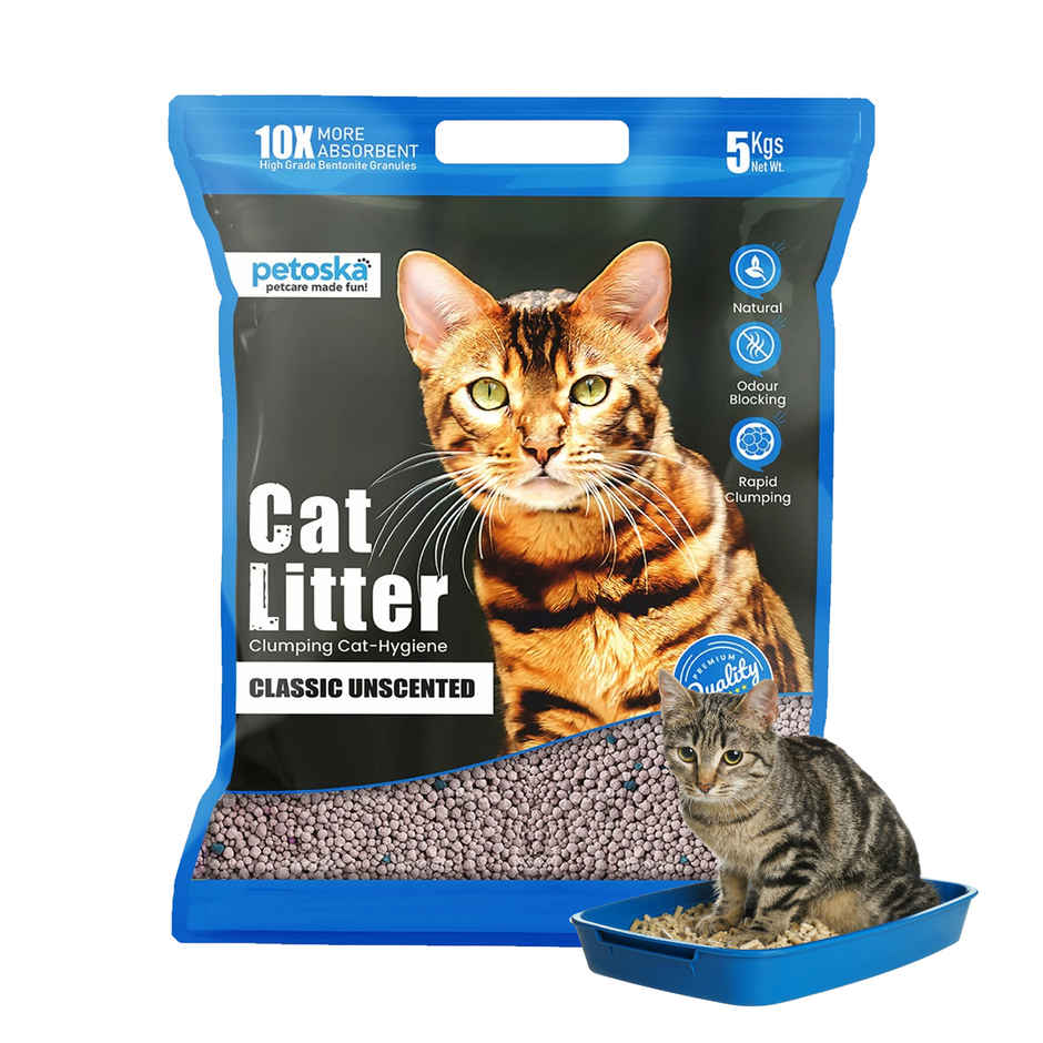 Petoska Bentonite Cat Litter | Unscented