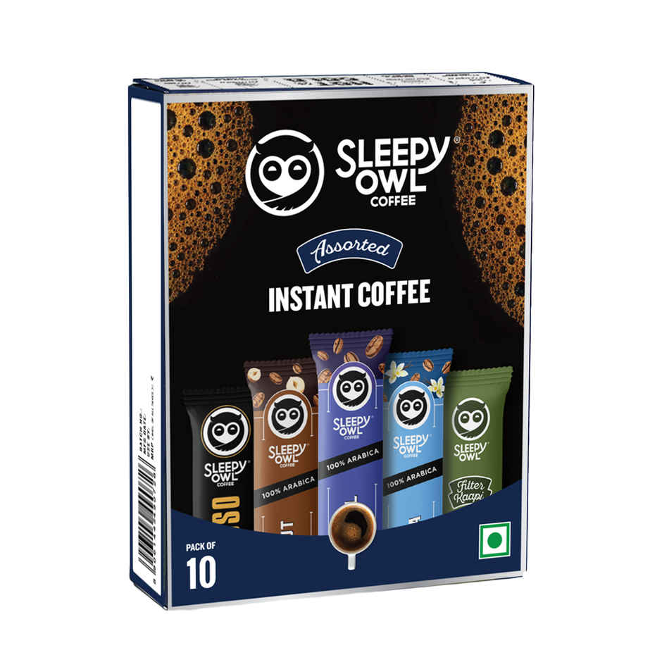 Sleepy Owl Assorted Premium Instant Coffee | Sachet