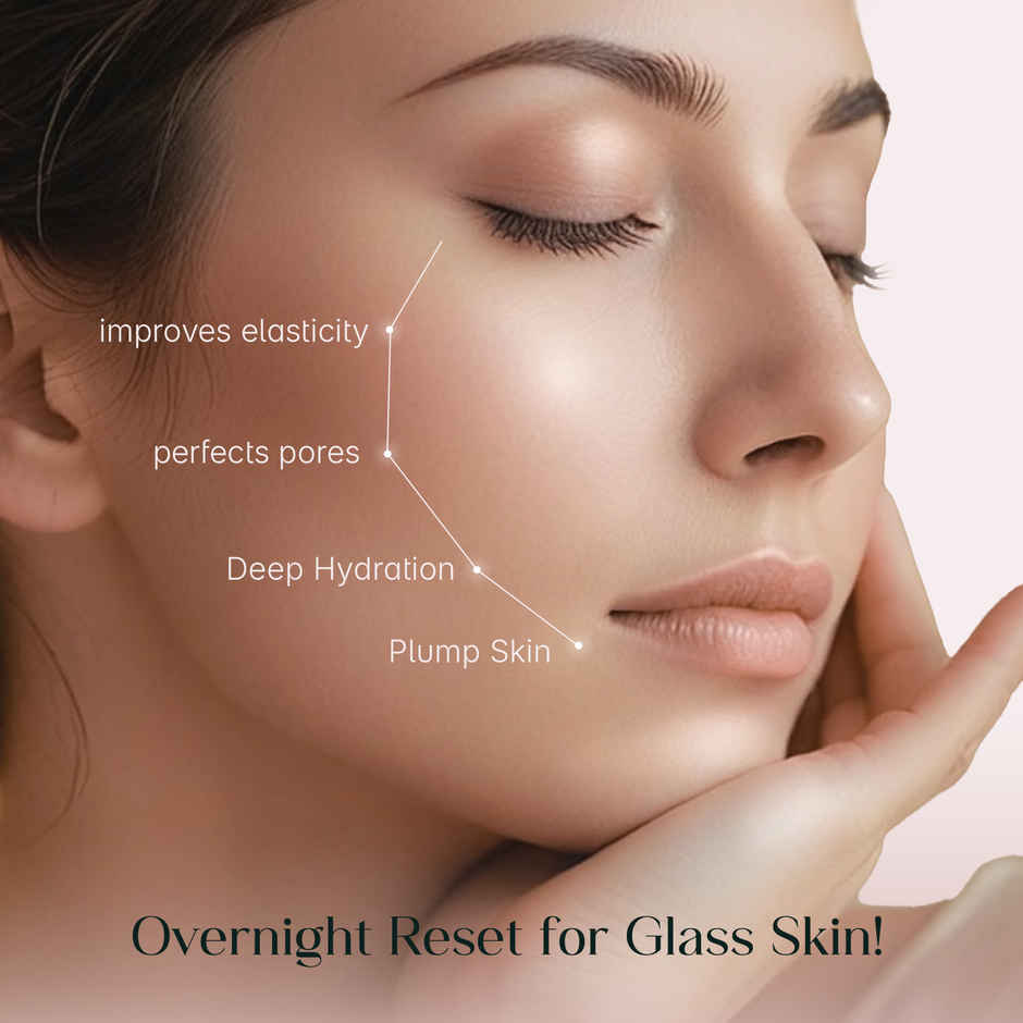 Seoulskin Collagen Glass Skin Overnight Mask | Hydrating Korean Collagen Face Mask