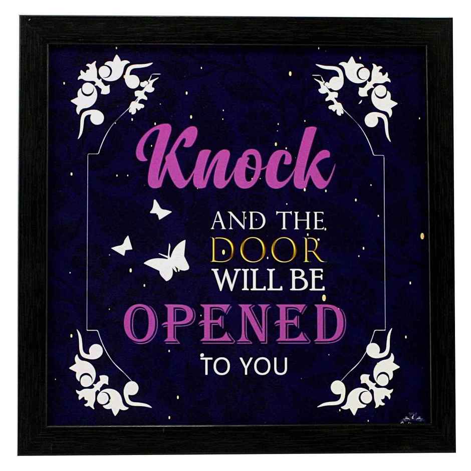 Indianara Set of 3 Spritual Quotes Framed Wall Hanging Laminated Paintings Matt Art Prints