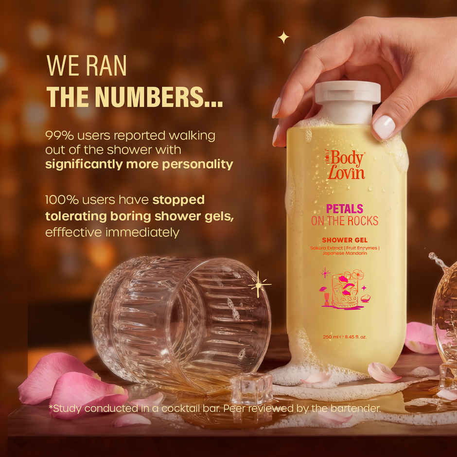 Plum BodyLovin Petals On The Rocks Shower Gel