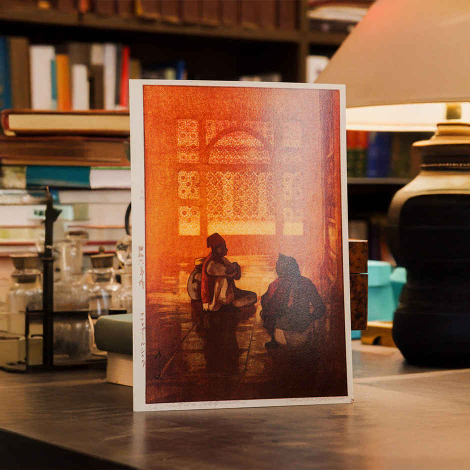 Daak Vaak Art Print - Jaali At Fatehpur Sikri By Hiroshi Yoshida