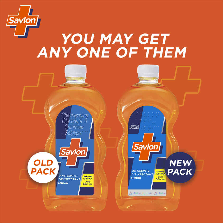 Savlon Antiseptic Liquid | For Cuts, Bathing, Shaving, Disinfection | Value Pack