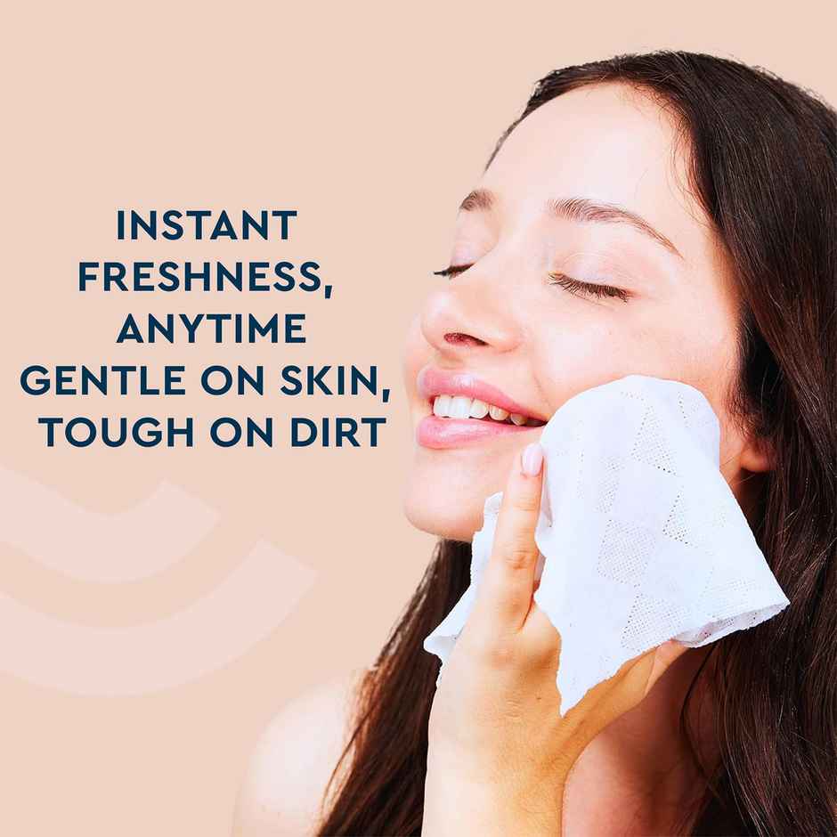 GUBB Face Wipe Facial Tissue Reusable & Biodegradable Wet Wipes For Men & Women