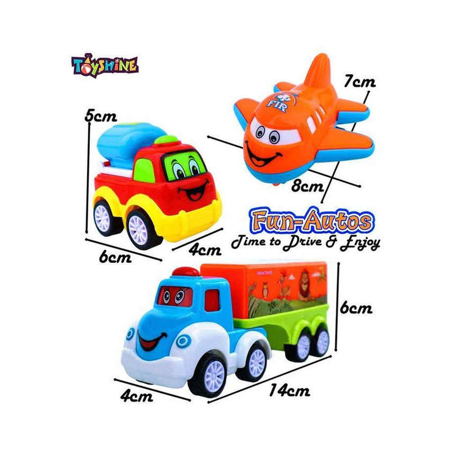Toyshine Friction-Powered Multicolor Automobile for Kids