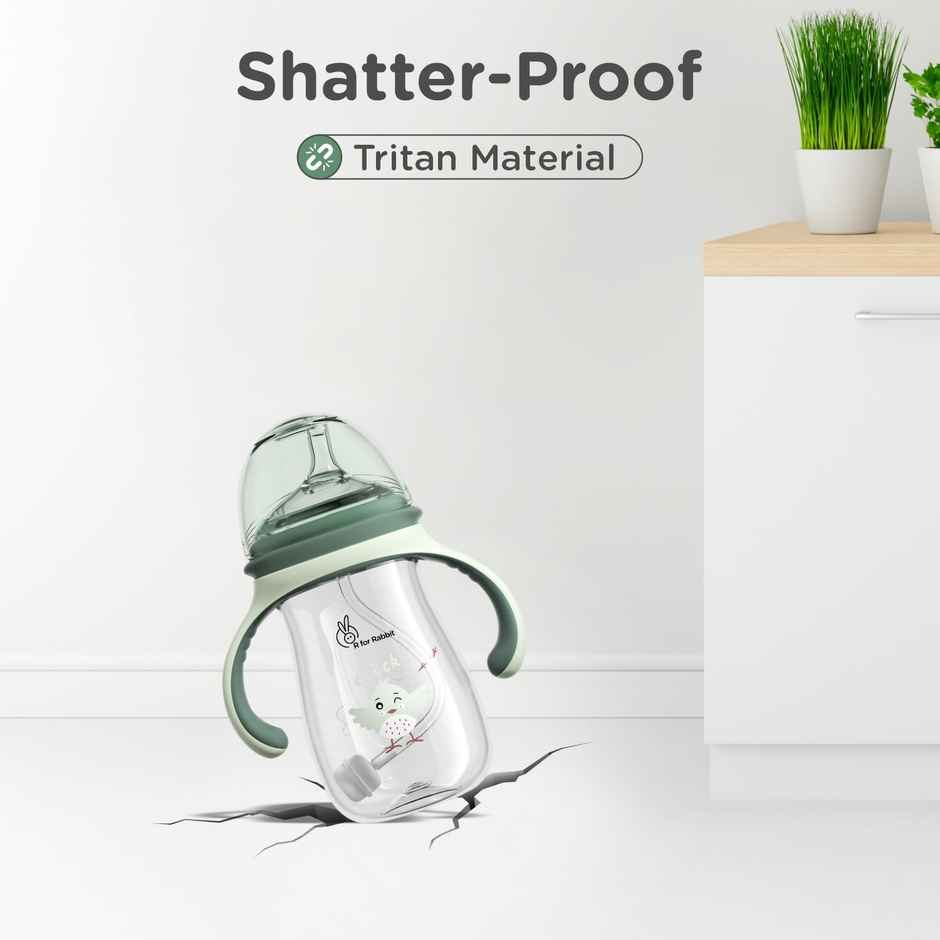 R for Rabbit Tritan Tweet 240 ml Baby Spout Cup (Green)