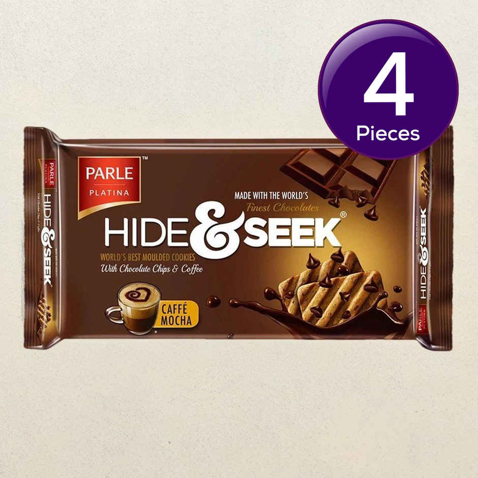 Parle Hide & Seek Cafe Mocha Flavoured Biscuits | Artificial Colour-free and Preservative-free Combo