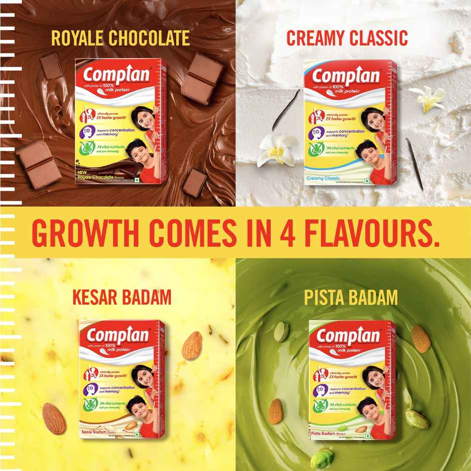 Complan Royale Chocolate Drink Mix | For 5+ years Kids
