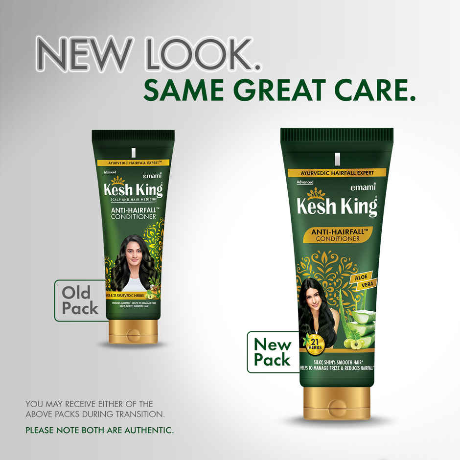 Kesh King Anti Hairfall Conditioner | Aloe Vera & 21 Herbs| No Paraben & No Silicone