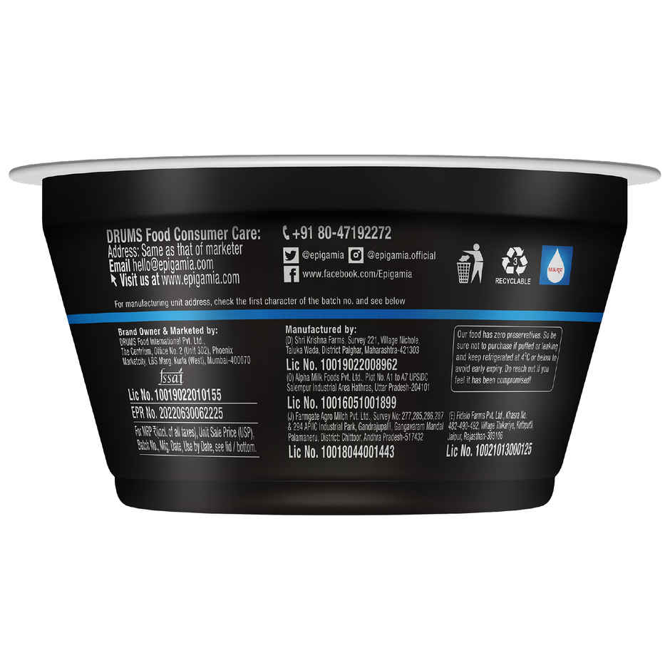 Epigamia 17g Protein Turbo Yogurt Natural