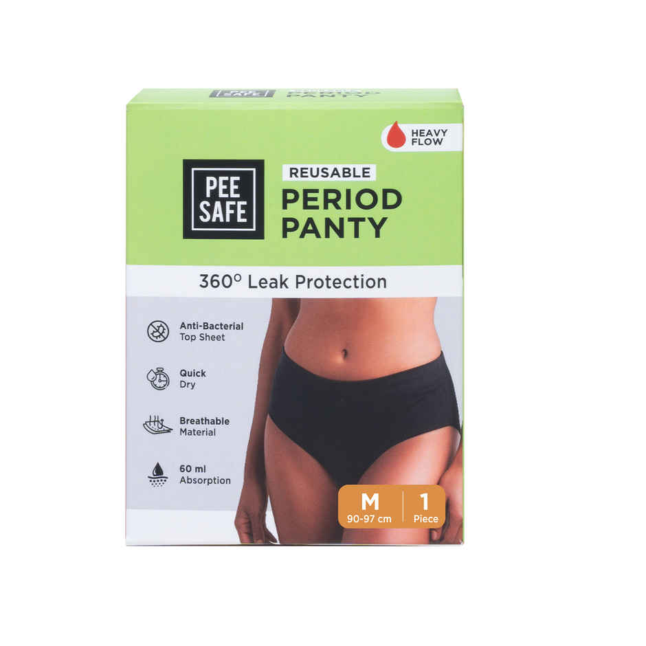 Pee Safe Reusable Period Panty For Women & Girls | Medium Size | Lasts Up to 60 Washes