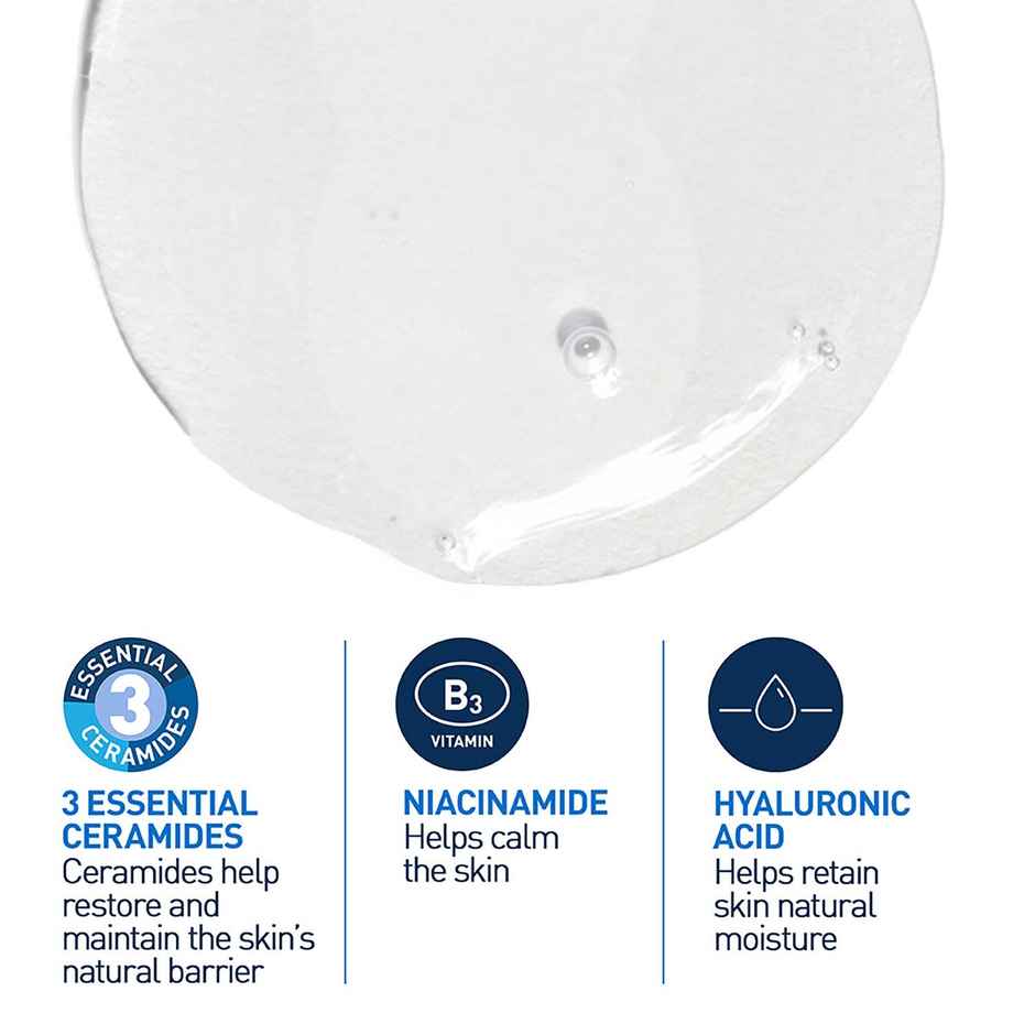 CeraVe Foaming Cleanser Face Wash For Oily Skin With Hyaluronic Acid, Ceramides & Niacinamide