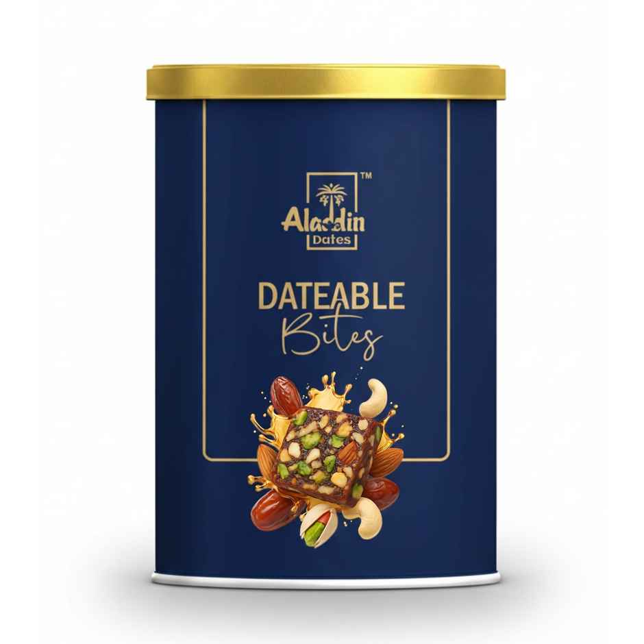 Aladdin Dates Dateable Bites Dry Fruit Barfi