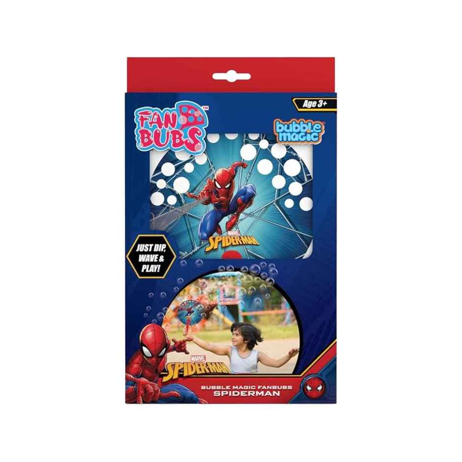 Bubble Magic FanBubs Spiderman - Bubble Maker Toy (Ages 3+)