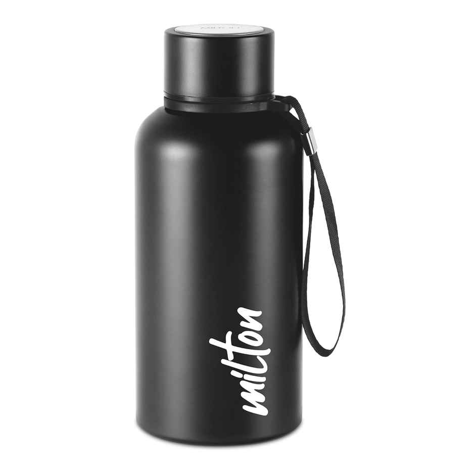 Milton Stainless Steel Aura 500 Thermosteel Bottle | Black | 520 ml