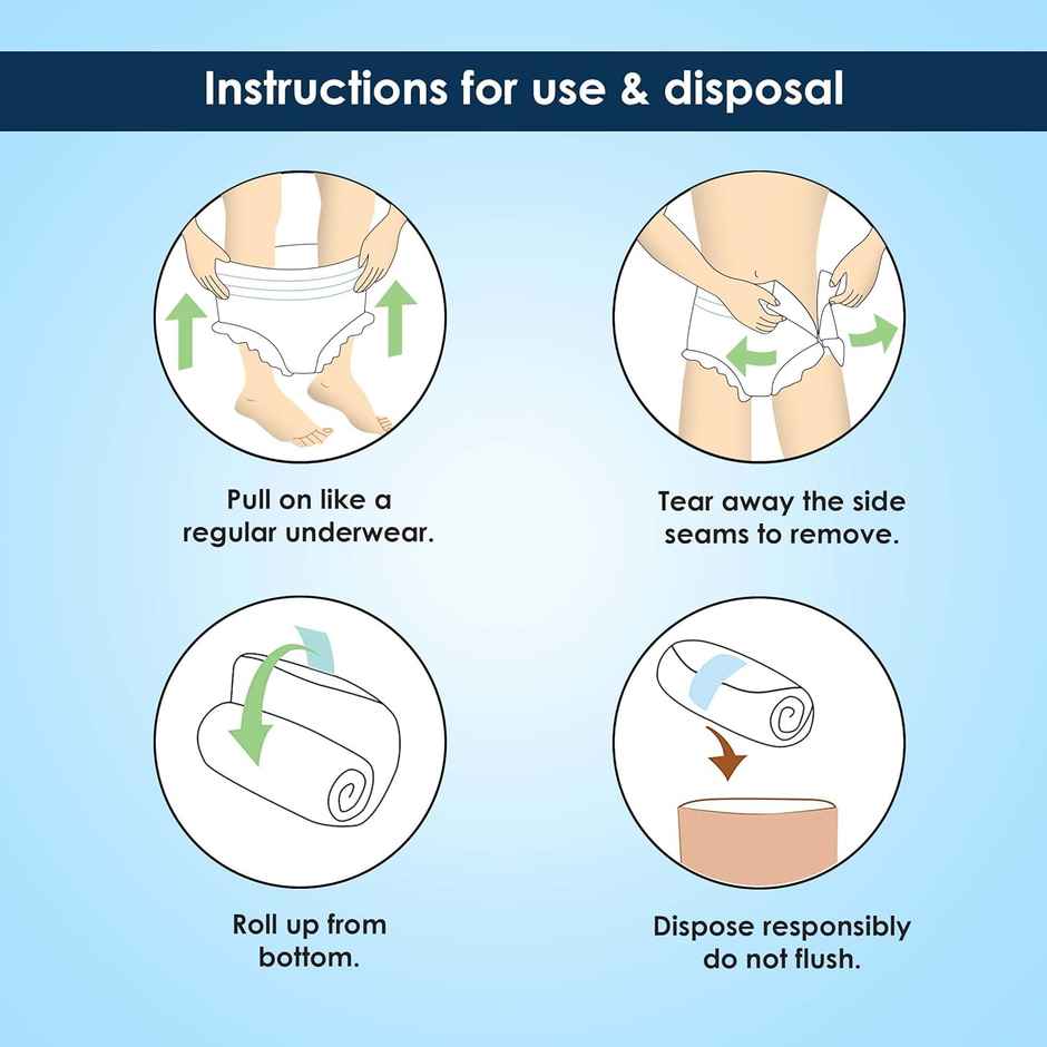 Kare In Premium Adult Diaper Pants | Medium - 75 - 100 cm