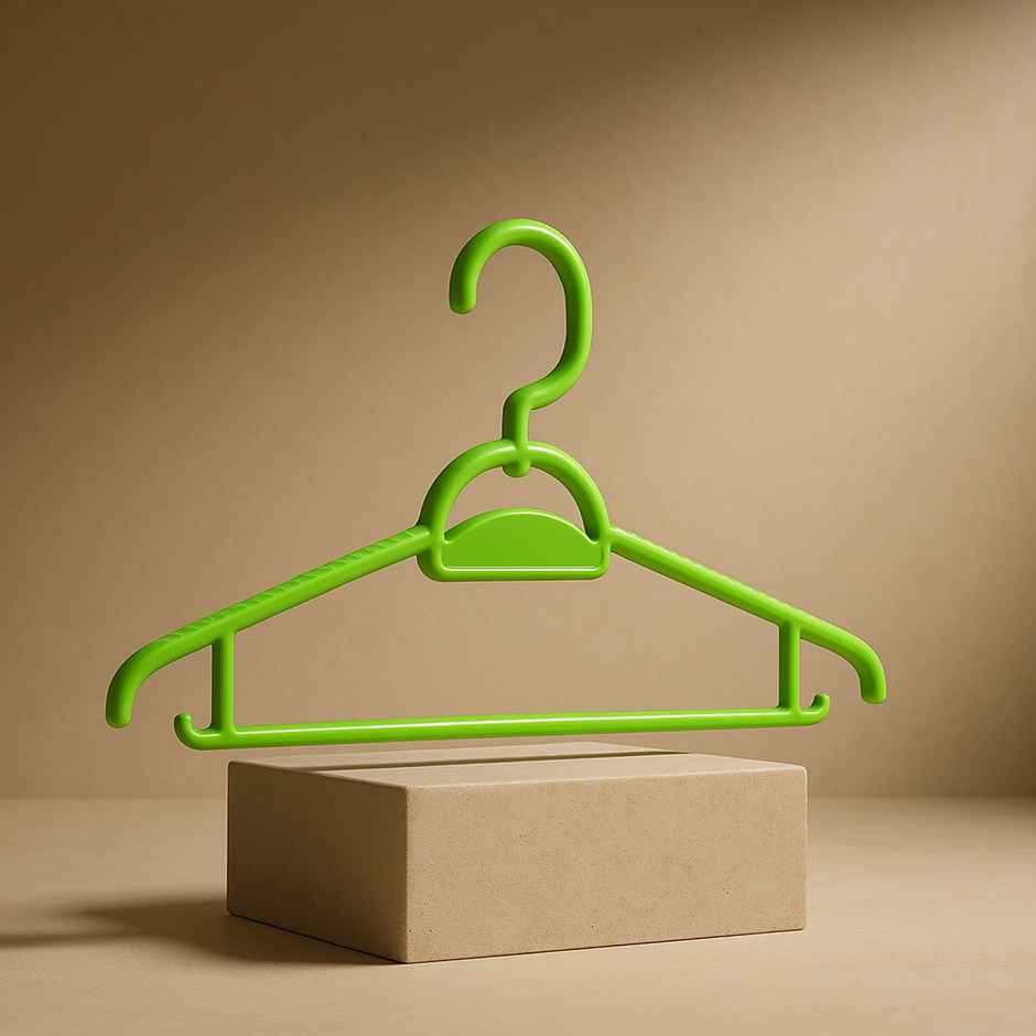 Sinco Elita Plastic Cloth Hanger Rotating Hook - Pack of 6 pcs - Green