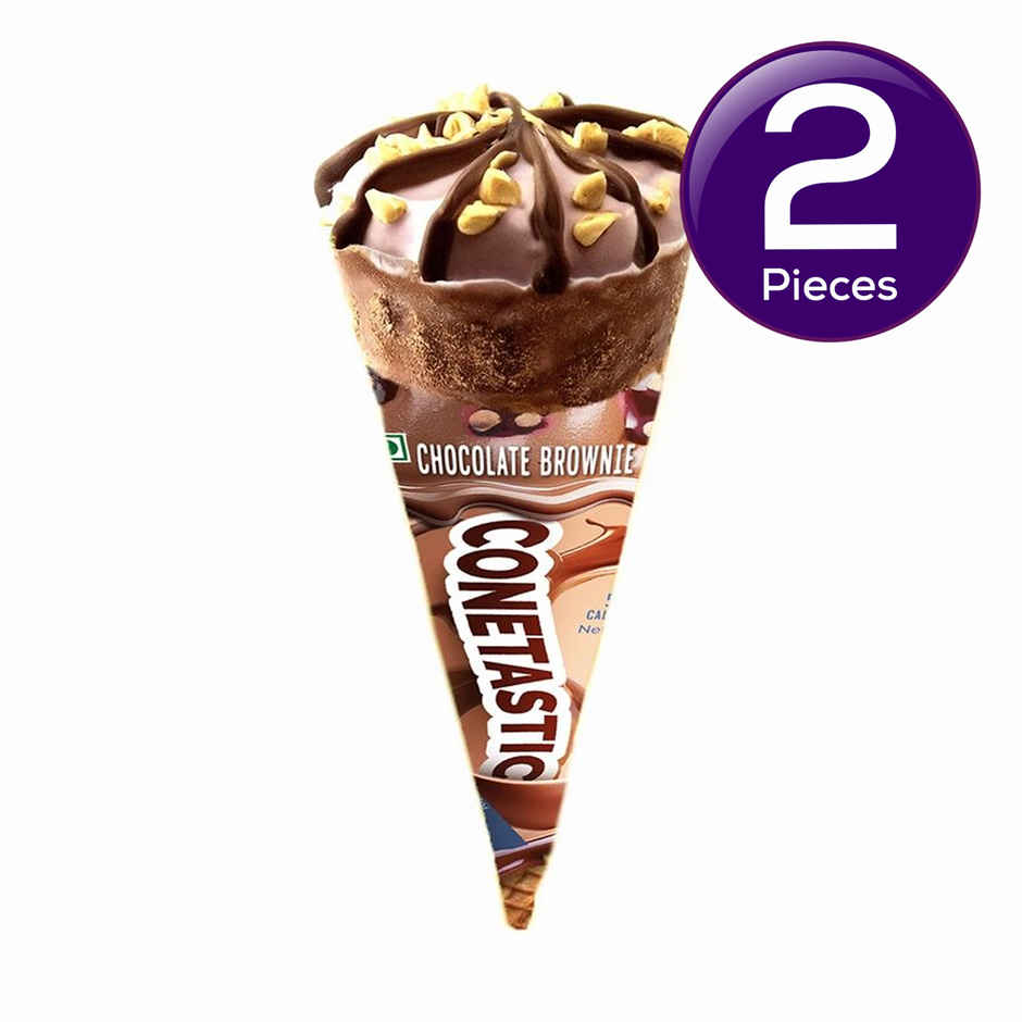 Get-A-Way Chocolate Brownie Ice Cream Cone Combo