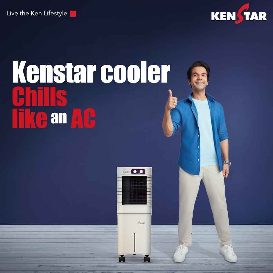 Kenstar Pulse HC 20 Table Top Air Cooler With Honeycomb Cooling And Ice Chamber | 20 L