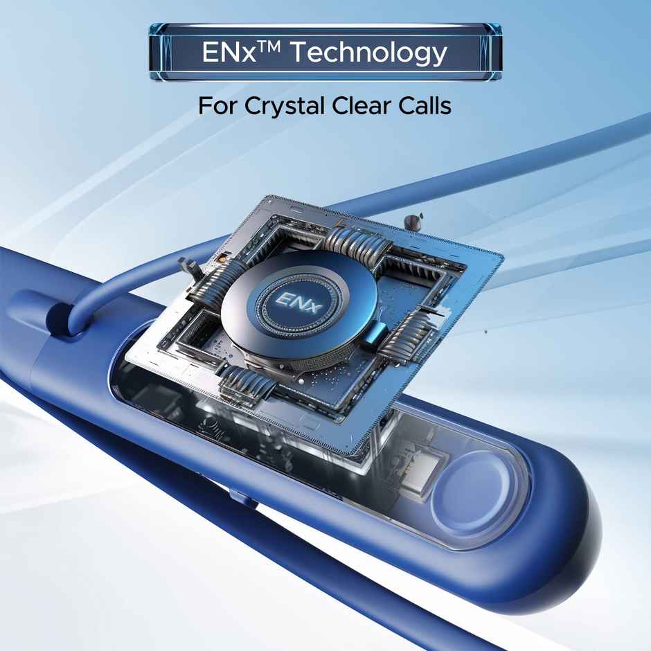 boAt Rockerz 255 Touch BT Neckband w/ 30H Playtime, Full Touch Controls & Spatial Audio (Deep Blue)