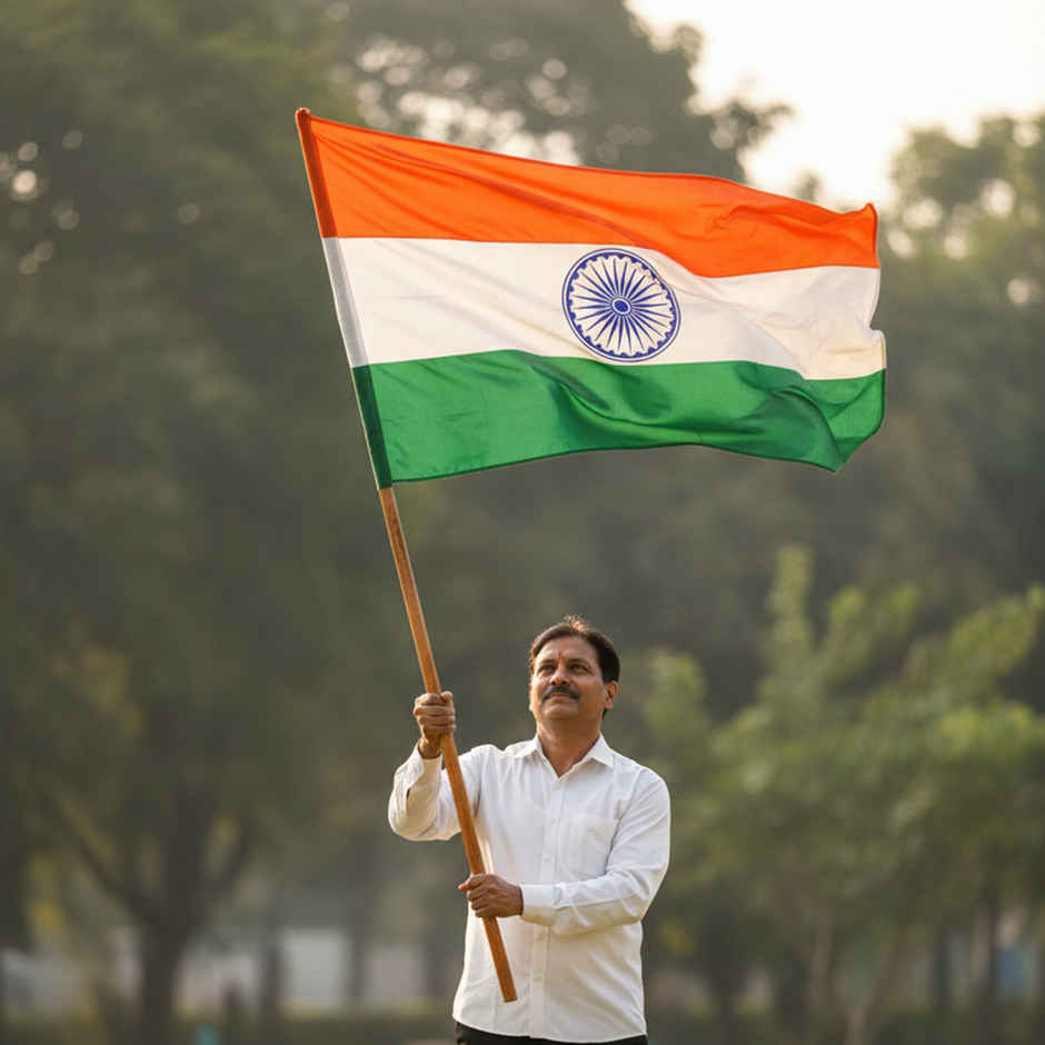 Indian National Flag | Authentic Khadi Fabric | 20 x 30 Inch | Picfest