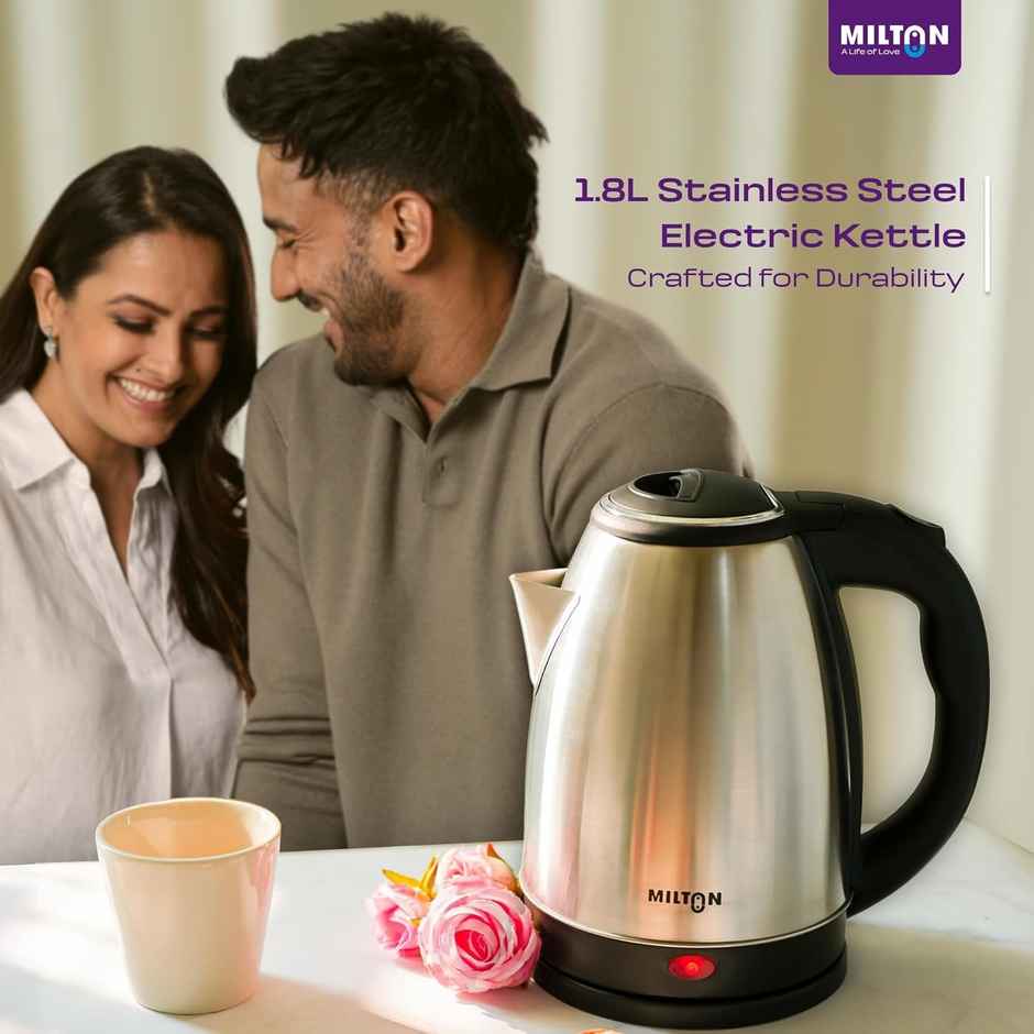 Milton Rapid Electric Kettle 1.8L | 1500 Watts | Stainless Steel