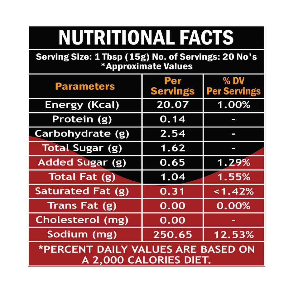 Gusto FOODs No Onion No Garlic Schezwan Sauce